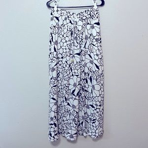 Worthington Tropical Maxi Skirt